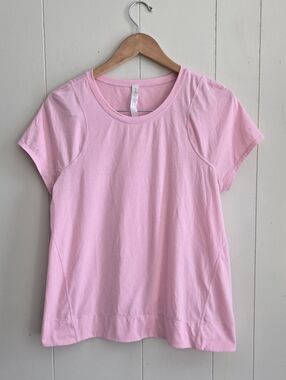 Lululemon  Pink Short Sleeve Crew Tee-Size 8